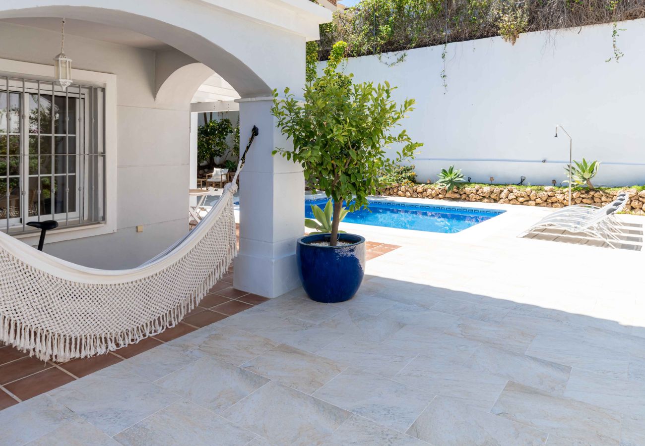 Villa i Mijas Costa - Smuk Villa, kun 5 min gang til Restauranter, Padel Klub og Fitness