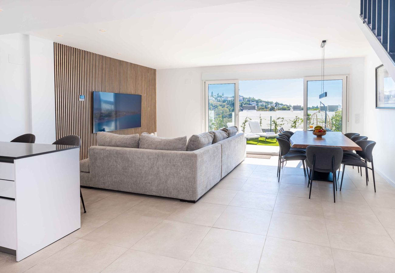 Byhus i Mijas Costa - Nybygget hus med kort gåafstand til La Cala de Mijas by og strand