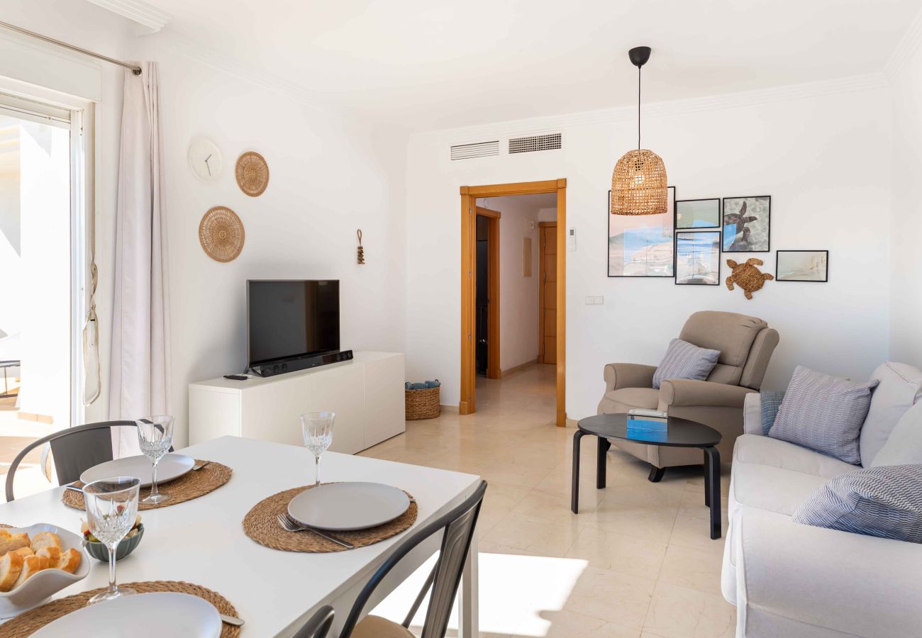 Lejlighed i Benalmádena - Penthouse med dejlig udsigt, tæt på golf, restauranter og strand