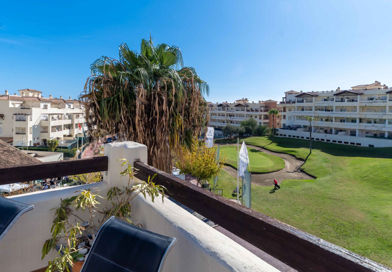 Lejlighed i Benalmádena - Penthouse med dejlig udsigt, tæt på golf, restauranter og strand