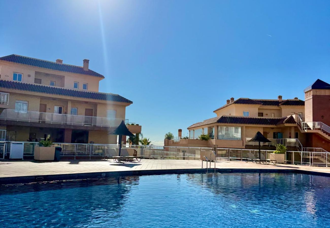 Lejlighed i Mijas Costa - Luksus lejlighed med havudsigt – få skridt til strand og restauranter