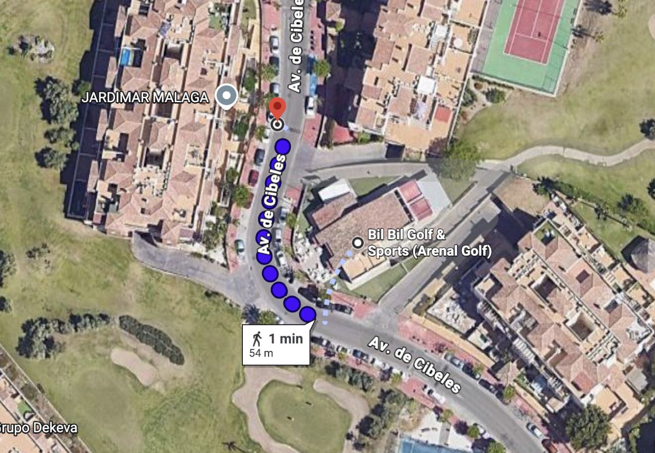 Apartamento en Benalmádena - Ático con preciosas vistas, cerca de campos de golf, restaurantes y la playa