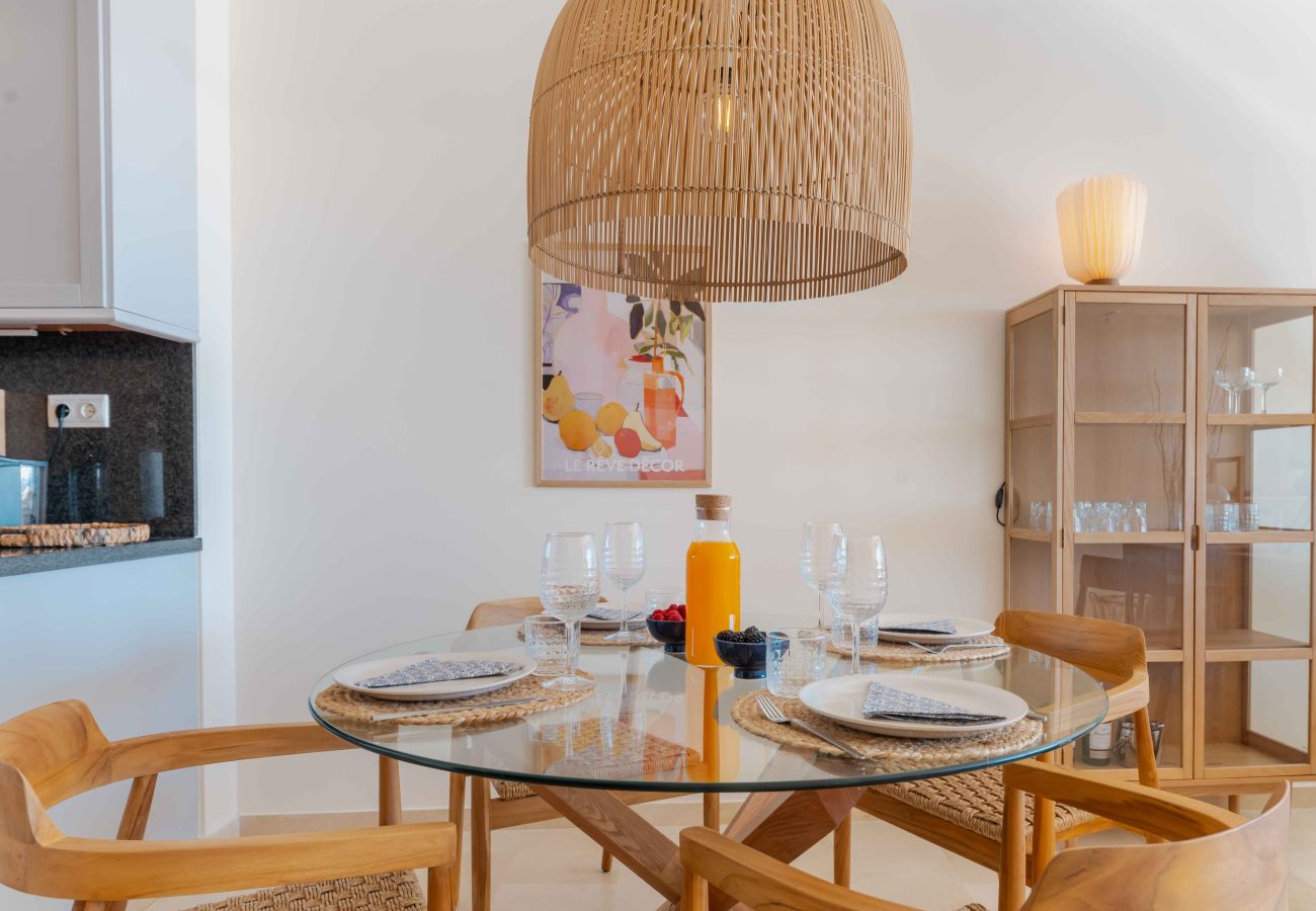 Apartamento en Mijas Costa - Apartamento de lujo con vistas al mar, a pocos pasos de la playa y restaurantes
