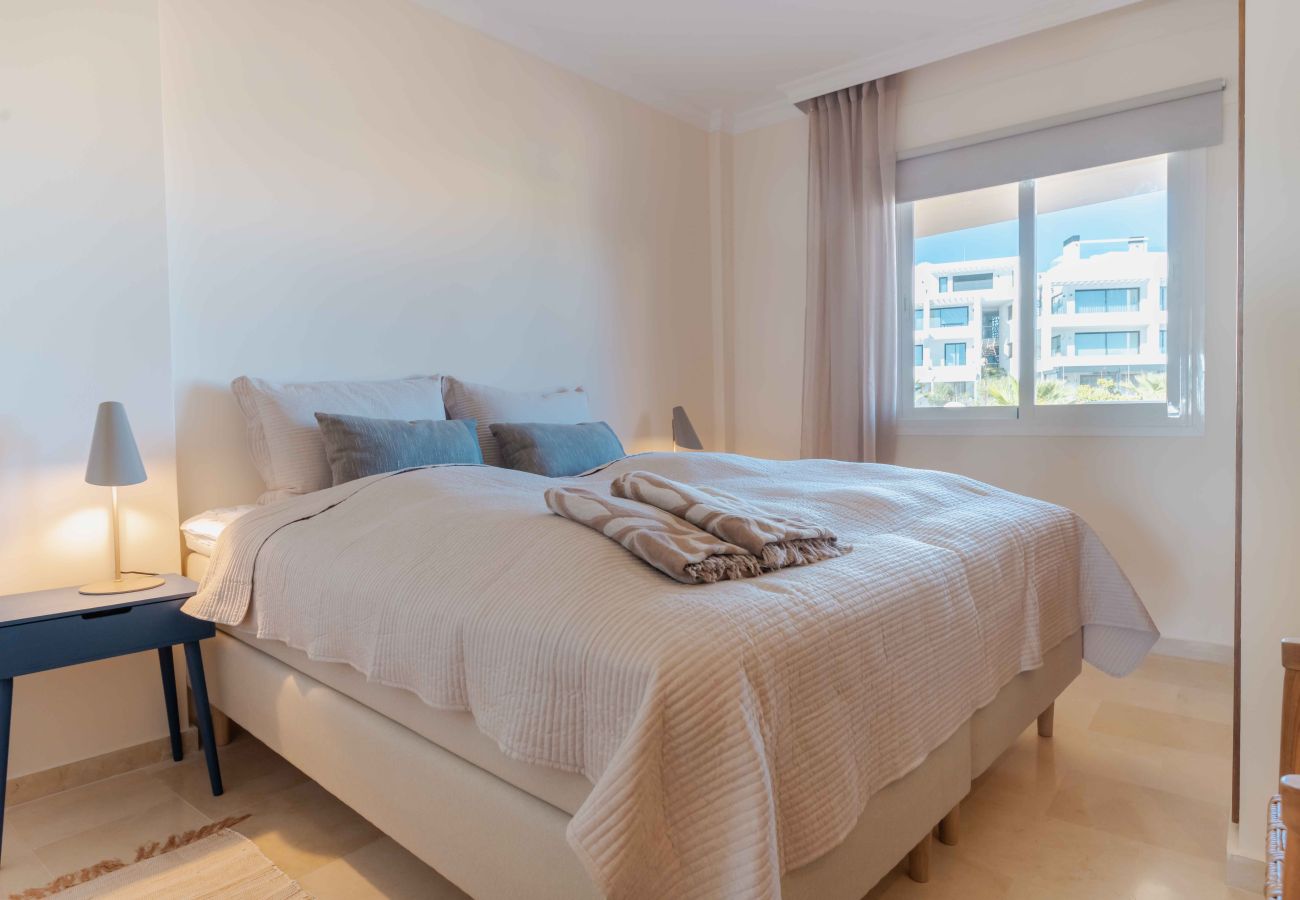 Apartamento en Mijas Costa - Apartamento de lujo con vistas al mar, a pocos pasos de la playa y restaurantes