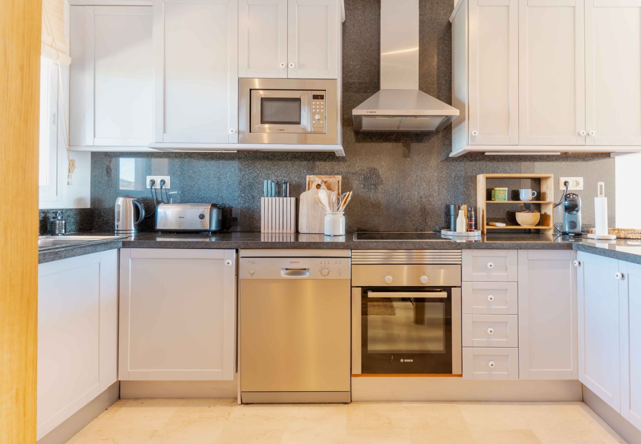 Apartamento en Mijas Costa - Apartamento de lujo con vistas al mar, a pocos pasos de la playa y restaurantes