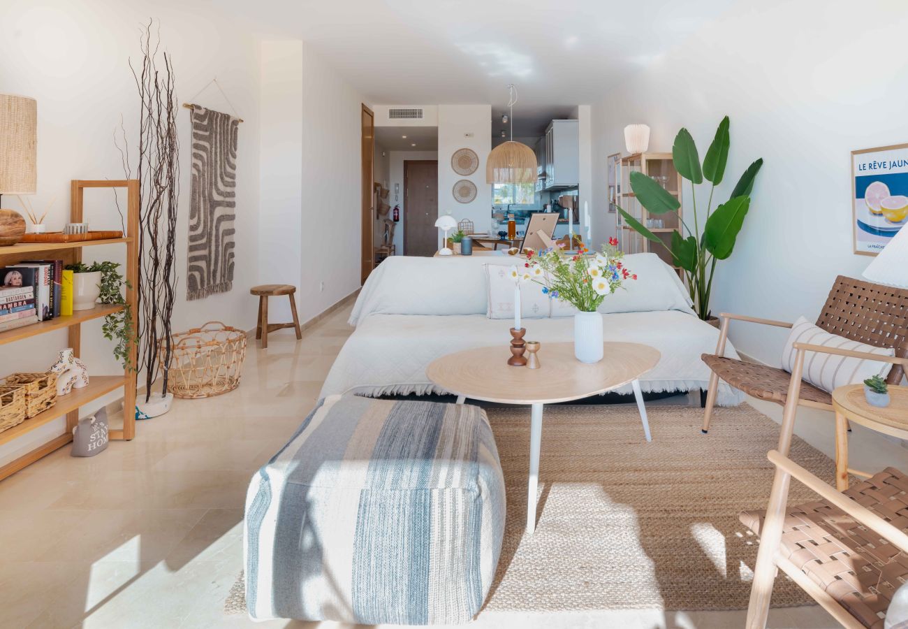 Apartamento en Mijas Costa - Apartamento de lujo con vistas al mar, a pocos pasos de la playa y restaurantes