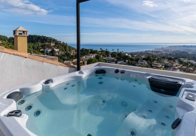 Terraced House in Mijas Costa - Spectacular Sea view from Modern Townhouse with Jacuzzi