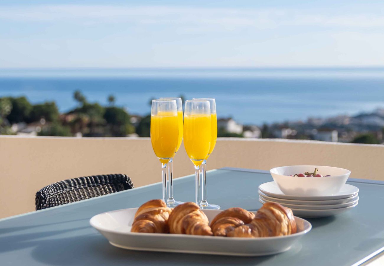 Terraced House in Mijas Costa - Spectacular Sea view from Modern Townhouse with Jacuzzi