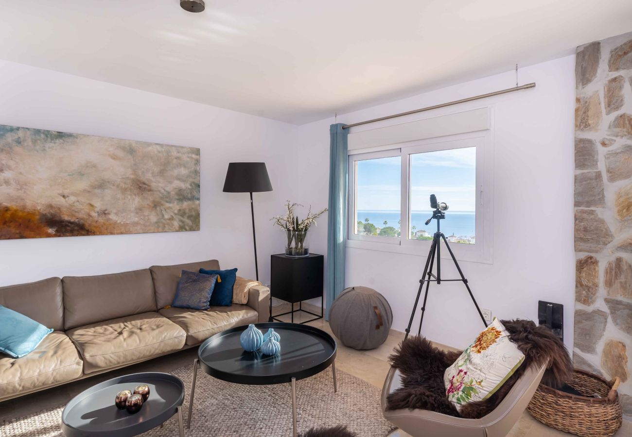 Terraced House in Mijas Costa - Spectacular Sea view from Modern Townhouse with Jacuzzi