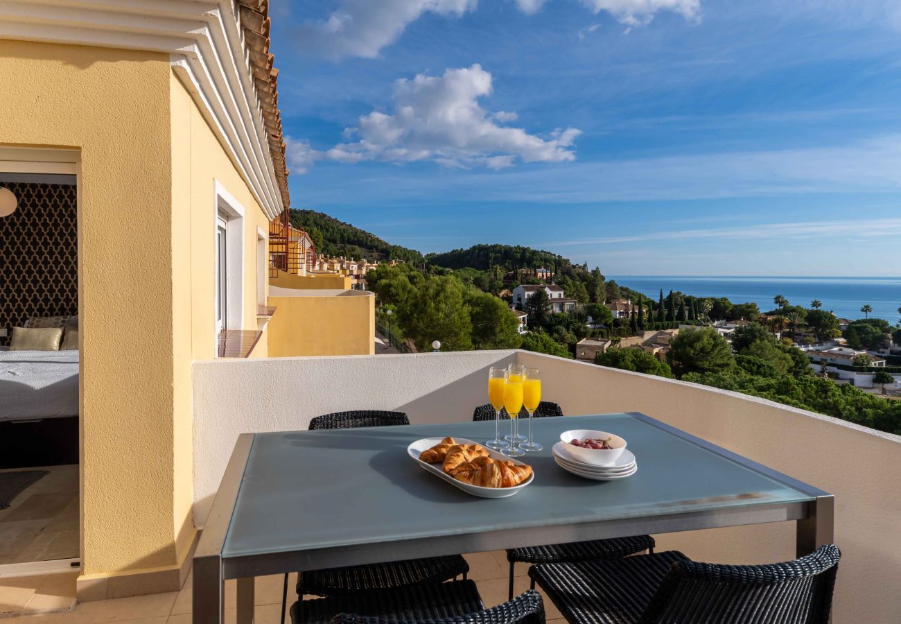 Terraced House in Mijas Costa - Spectacular Sea view from Modern Townhouse with Jacuzzi