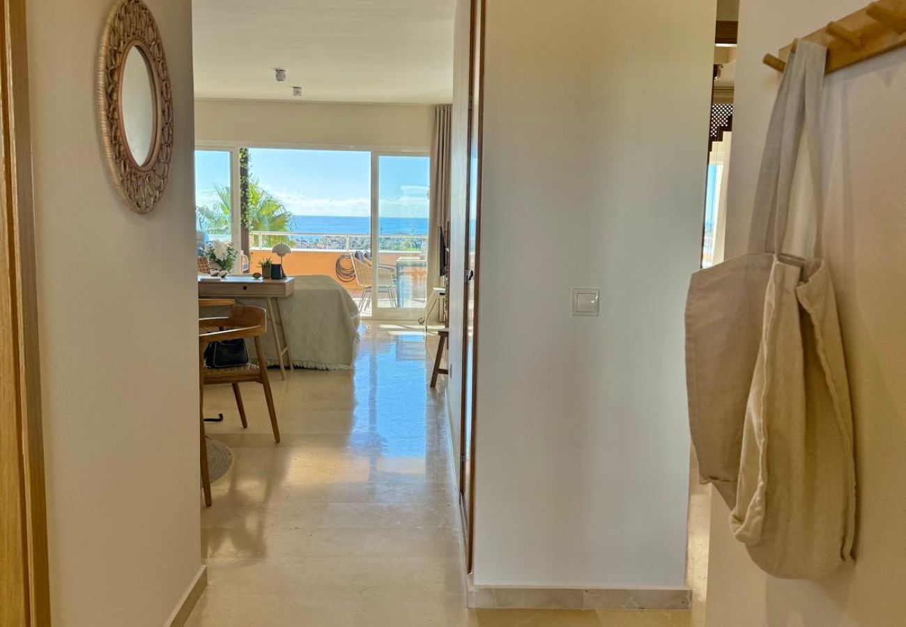 Apartment in Mijas Costa - Luxury Sea-View Apartment Steps from Beach & Dining