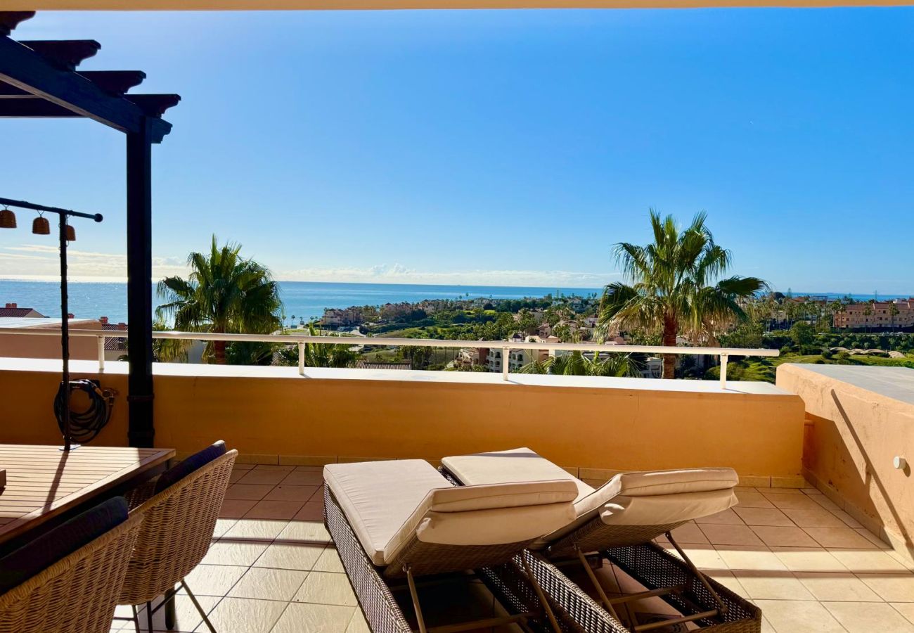 Apartment in Mijas Costa - Luxury Sea-View Apartment Steps from Beach & Dining