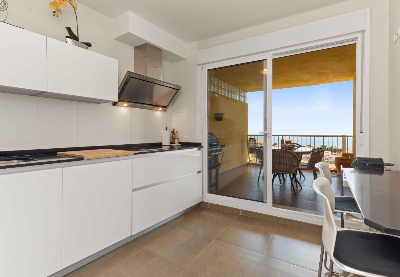 Apartment in Fuengirola -  Magical Sea views, pool, gym, padel - close to town and beach