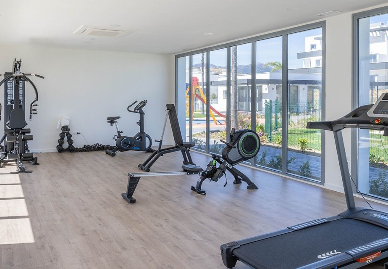 Apartment in Estepona - Modern New built Holiday home with Sea view, Pool, Gym and Kids Playground